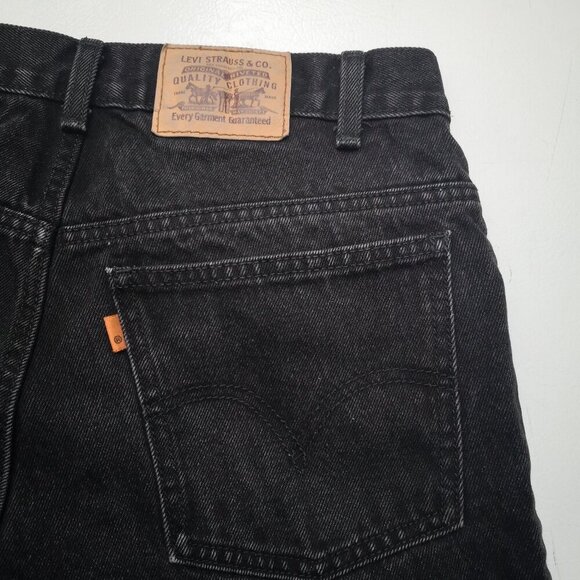 Levi's Men's Size 32 Waist Zipper & Button Closure Straight Leg Black Jeans - Picture 9 of 12
